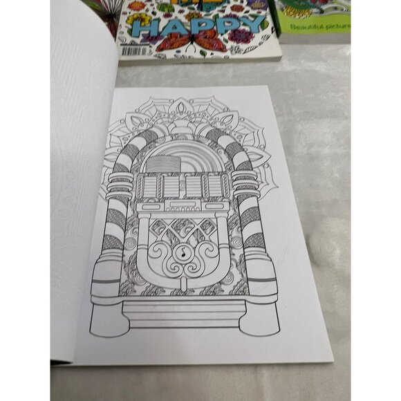 Adult Mandalas and Designs Coloring Books Set of 6 - Picture 7 of 10